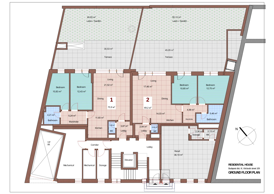 Floor: ground